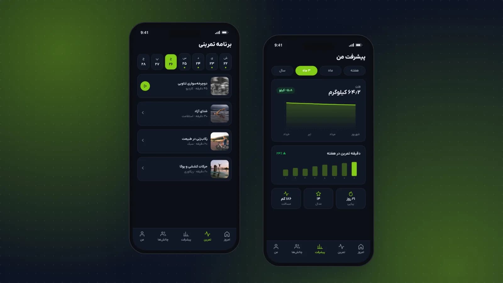 فیت‌لایف؛ اپلیکیشن تناسب اندام و مربی آنلاین — تصویر 2